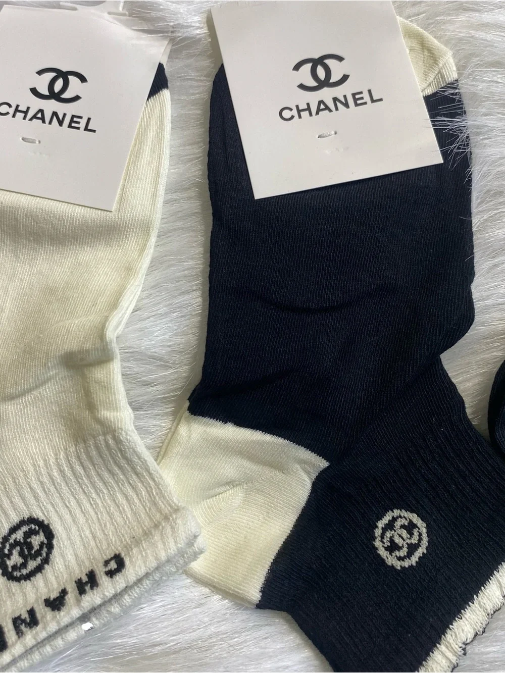 Black & White Ankle Socks - Pack of 5